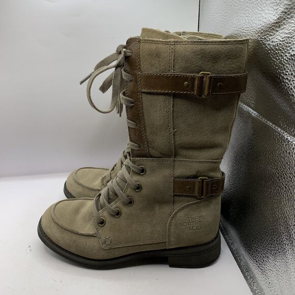 The North Face Womens 6 lace Full zip Leather Waterproof side strap boots - Picture 8 of 8